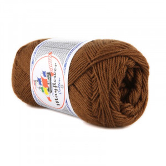 Mayflower Cotton 8/4 Garn Unicolor 1432 Brun