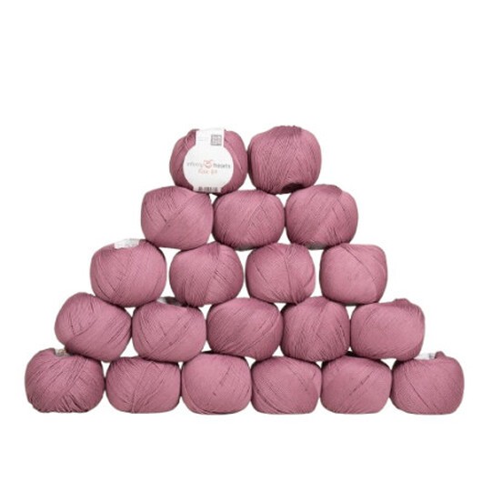 Infinity Hearts Rose 8/4 Garn Unicolor 78 Mörk gammal ros - 20 st.
