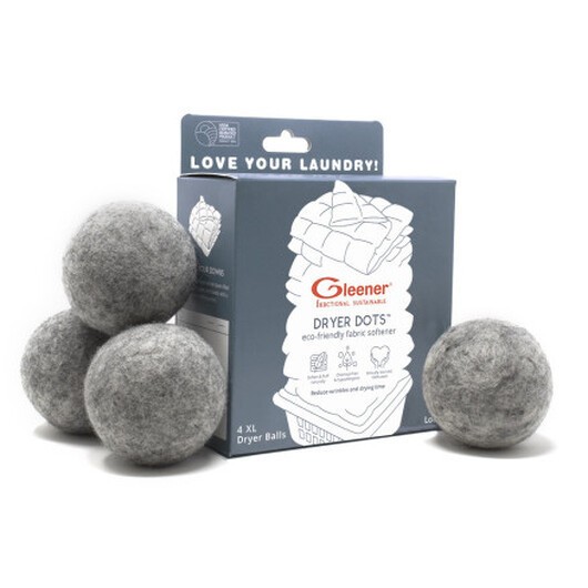 Gleener Torkbollar 100% Ull - 4 st