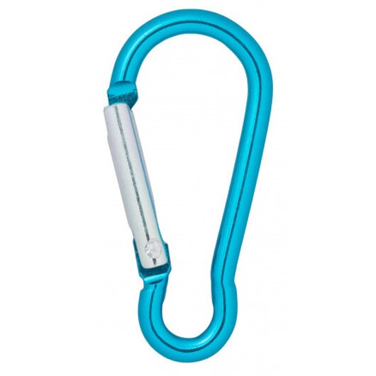 Infinity Hearts Karbinhake Aluminium Ljusblå 48x25mm - 5 st