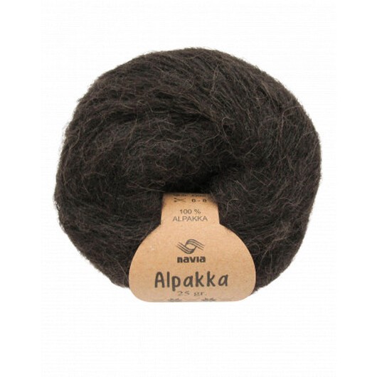 Navia Alpakka Garn 806 Mörk Brun