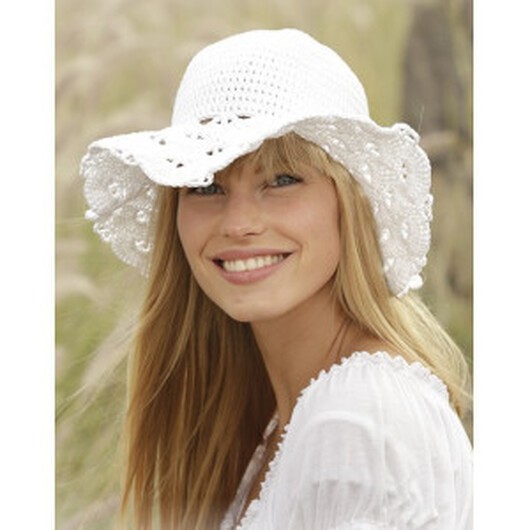 Country Girl by DROPS Design - Hatt Virk-mönster 54/56 - 58/60 cm - 54/56 cm