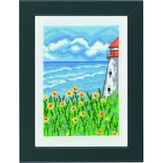 Permin Broderikit Fyr 13x18cm