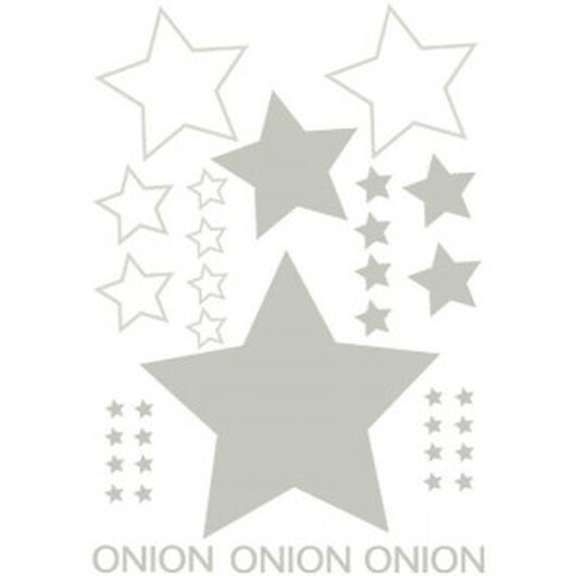 Onion Strykmärke Stjärna Silver A4 - 1 ark