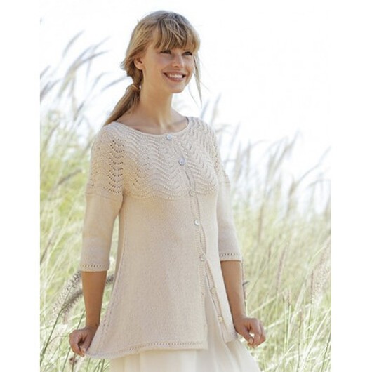 Dune Cardigan by DROPS Design - Jacka Stick-mönster strl. S - XXXL