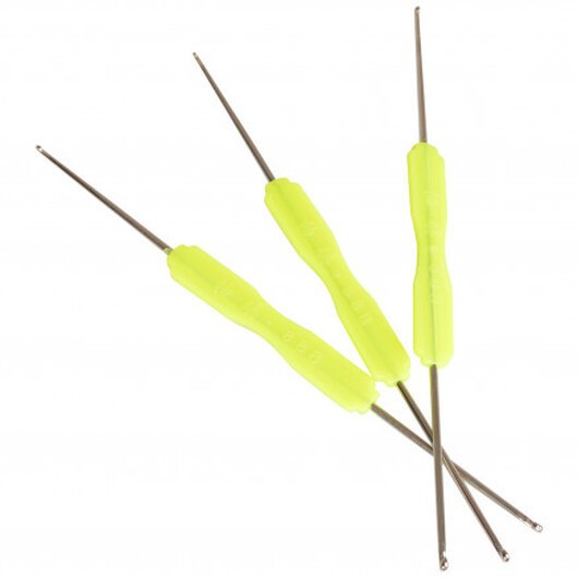 Infinity Hearts Dubbla Virknålar Aluminium 2,0-2,5mm 16,5cm - 3 st