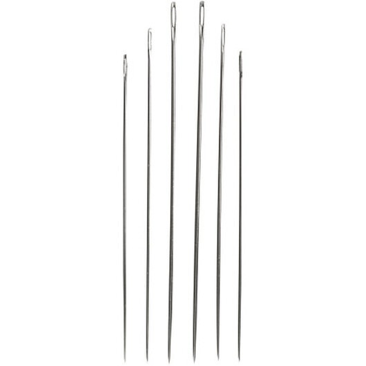 Stoppnålar, silver, 6 st / 1 pk.