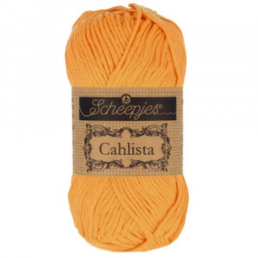 Scheepjes Cahlista Garn Unicolor 411 Sweet Orange