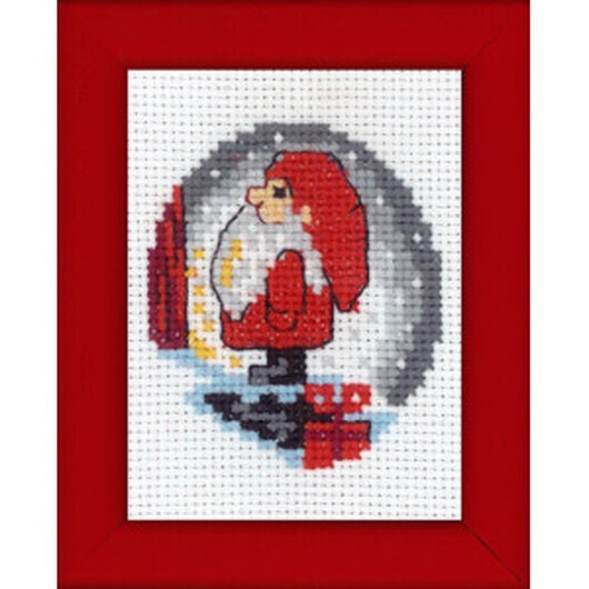 Â Permin Broderikit Bild Nisse på trappa 6x8cm