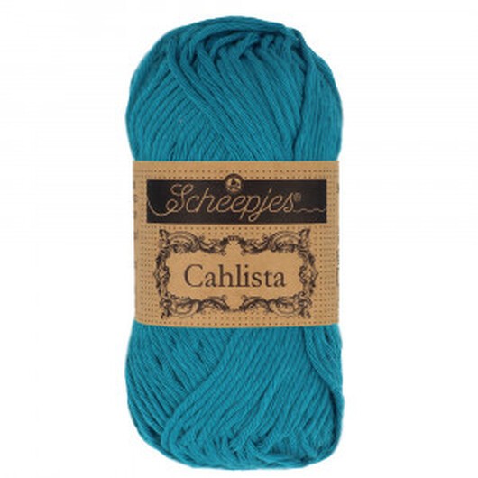 Scheepjes Cahlista Garn Unicolor 400 Petrol Blue