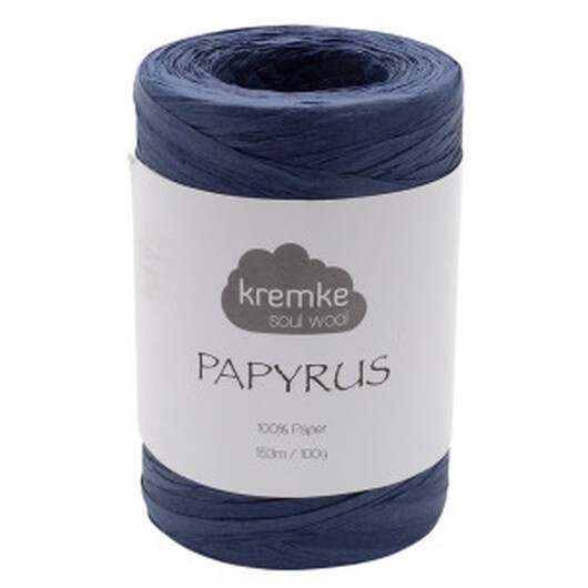 Kremke Soul Wool Papyrus 22 Marinblå