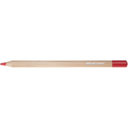 Edugreen Kraftiga färgpennor, blyerts 5 mm, röd, 10 st / 1 frp.