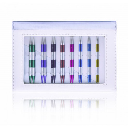 KnitPro Smartstix Utbytbara Ändstickor Set Aluminium 60.80.100 cm 3,50-8,00mm - 8 Storlekar