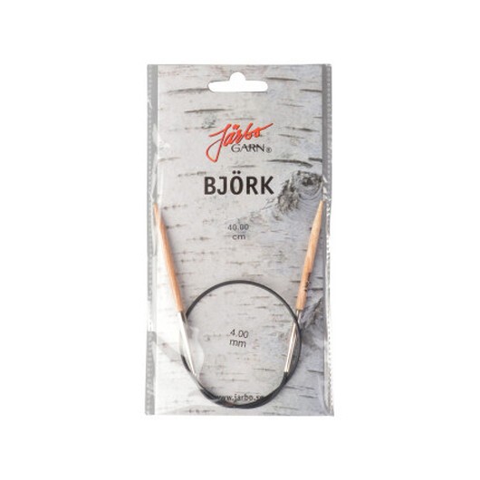 Järbo Björk Rundstickor Björk 40cm 4,00mm / 15.7in US6