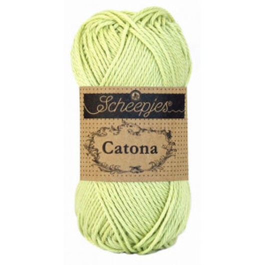 Scheepjes Catona Garn Unicolor 392 Lime Juice