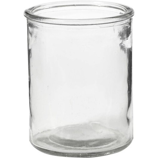 Ljusglas, H: 9,8 cm, Dia. 8 cm, 6 st./ 1 förp.