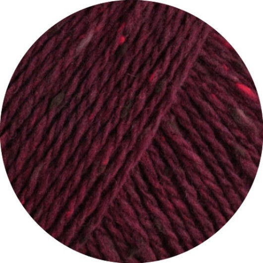 Lana Grossa Landlust Soft Tweed 180 Garn 123 Bordeaux