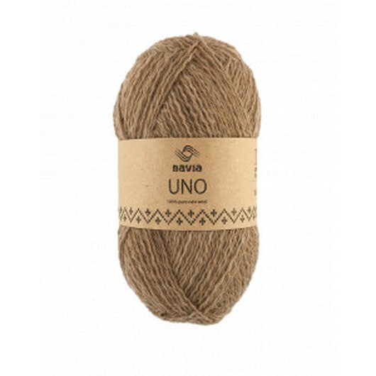 Navia Uno Garn 15 Ljus Brun