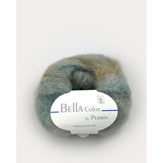 Permin Bella Color Garn 64 Grön/guld