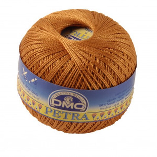 DMC Petra nr. 5 Virkgarn Unicolor 5922 Rost