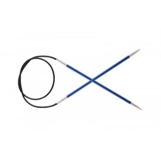 KnitPro Zing Aluminium Rundstickor 150cm 4,00mm / 59in US6 Sapphire