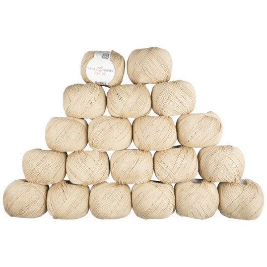 Infinity Hearts Rose 8/4 Garnpaket Unicolor 213 Beige - 20 st
