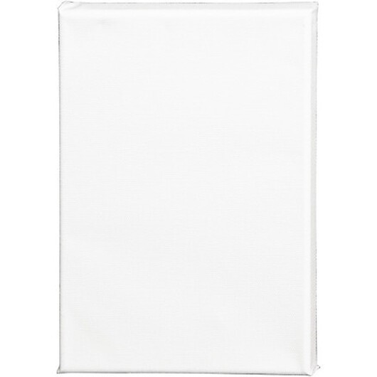 Canvas / Målarduk, D: 1,6 cm, storlek 18x24 cm, 360 g, vit, 1 st.