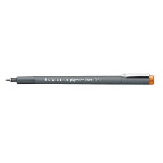 Staedtler Pigment Liner Tuschpenna Orange 0,5mm - 1 st.