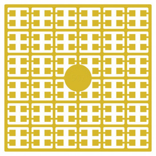 Pixelhobby Midi Pärlor 507 Mörk Halmgul 2x2mm - 140 pixels