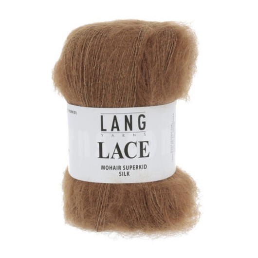 Lang Yarns Garn Lace 15 Mörk Nougat