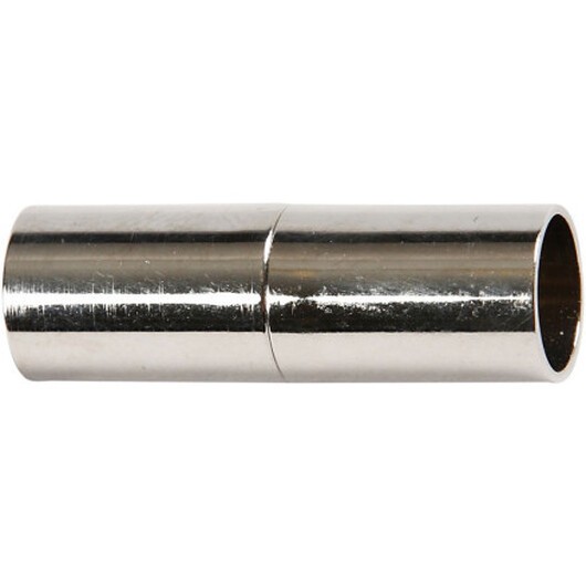 Magnetlås, L: 23 mm, Hålstl. 6 mm, försilvrad, 2 st./ 1 förp.