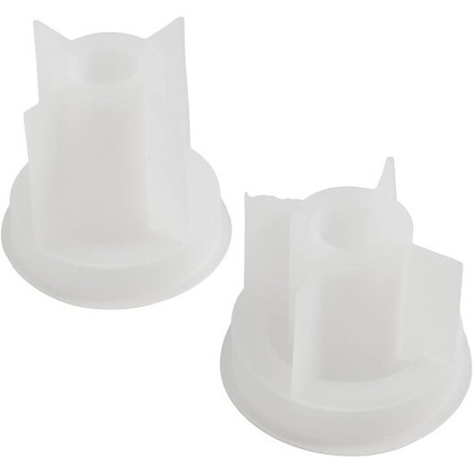 Silikonform, Ljusstake, H: 5,8+7,5 cm, diam. 7,5 cm, B: 2-2,5 cm, matt transparent, 2 st / 1 frp.