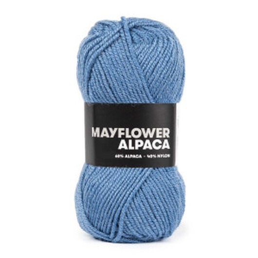 Mayflower Baby Alpaca Garn 21 Havsblå