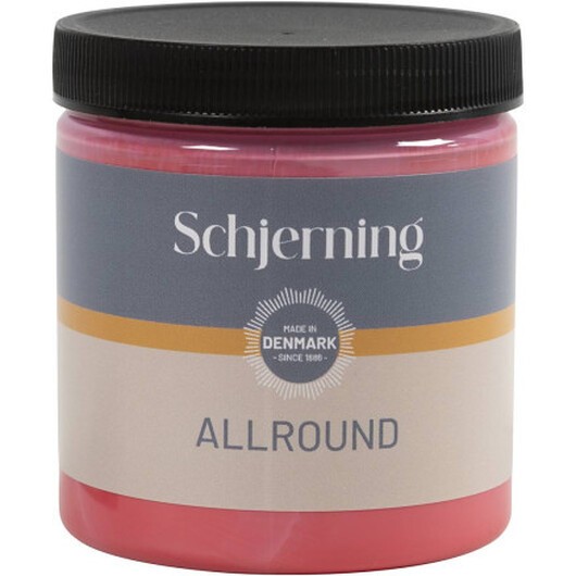 Utomhusfärg, silkesmatt, primärröd, 250 ml/ 1 flaska