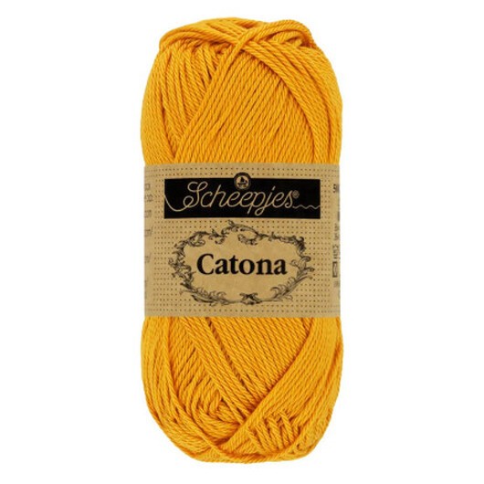 Scheepjes Catona Garn 249 Saffran - 25g