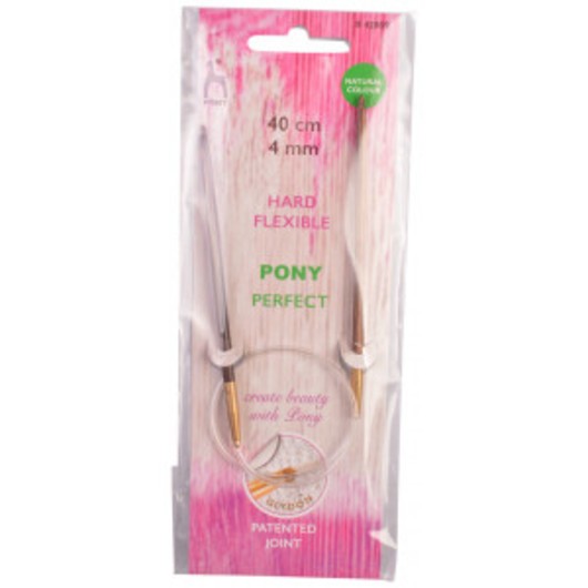 Pony Perfect Rundsticka Trä 40cm 4,00mm / 23.6in US6