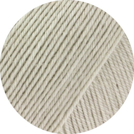 Lana Grossa Meilenweit 100 SETA Garn 4 Grå-beige