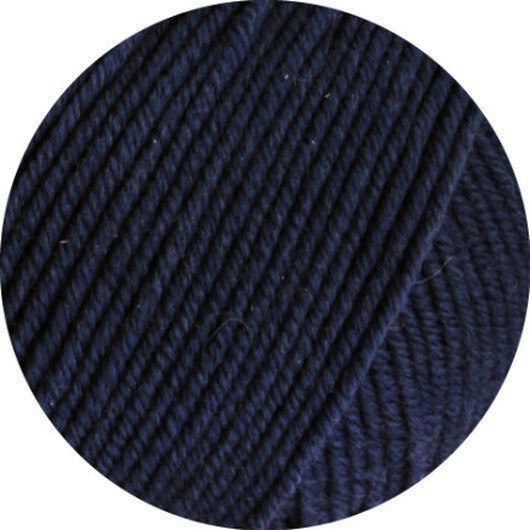 Lana Grossa Cool Wool Melange Garn 494 Night Blue Melange
