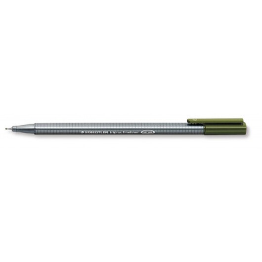 Staedtler Triplus Fineliner Tuschpenna Oliv Grön 0,3mm - 1 st.