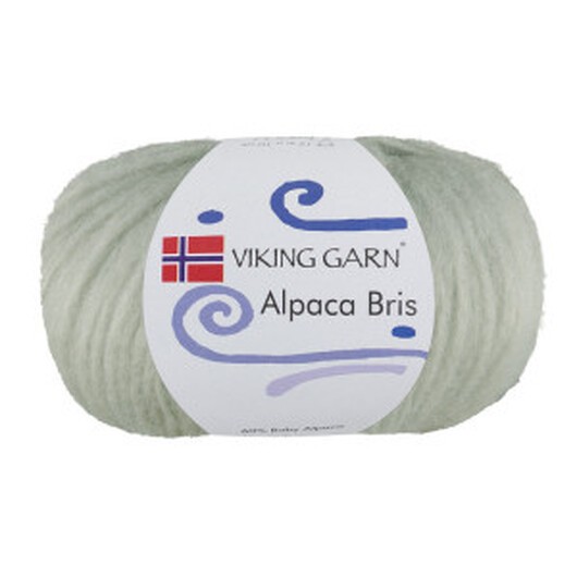 Viking Garn Alpaca Bris 330 Ljus Grön