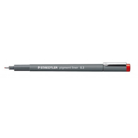 Staedtler Pigment Liner Tuschpenna Röd 0,3mm - 1 st.