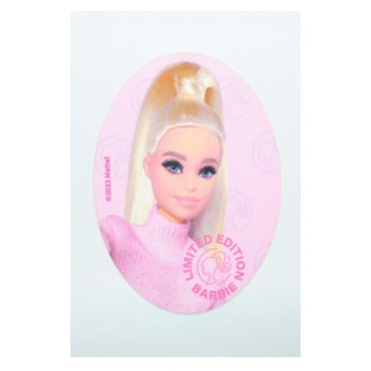 Strykmärke Barbie Limited Edition oval 8 x 11 cm