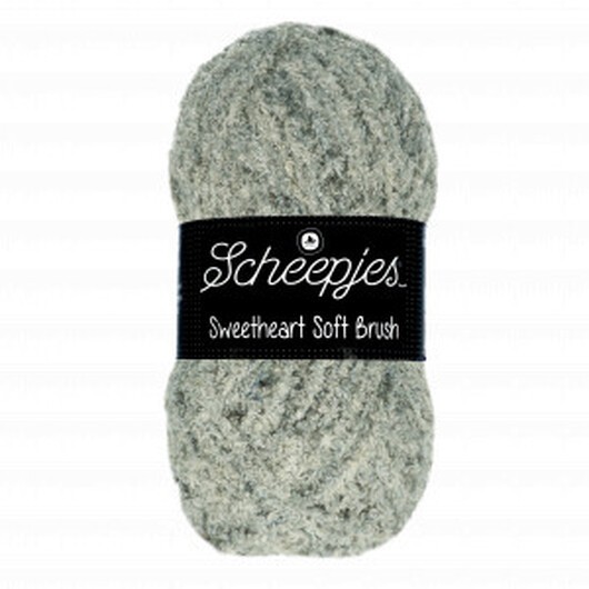 Scheepjes Sweetheart Soft Brush Garn Print 527 Grågrön