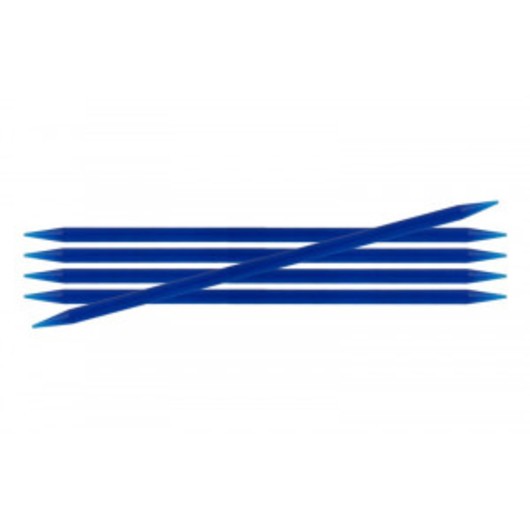 KnitPro Trendz Strumpstickor Akryl 20cm 6,50mm / 7.9in US10Â½ Blue