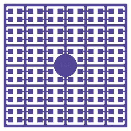 Pixelhobby Midi Pärlor 148 Väldigt mörk Lila 2x2mm - 140 pixels