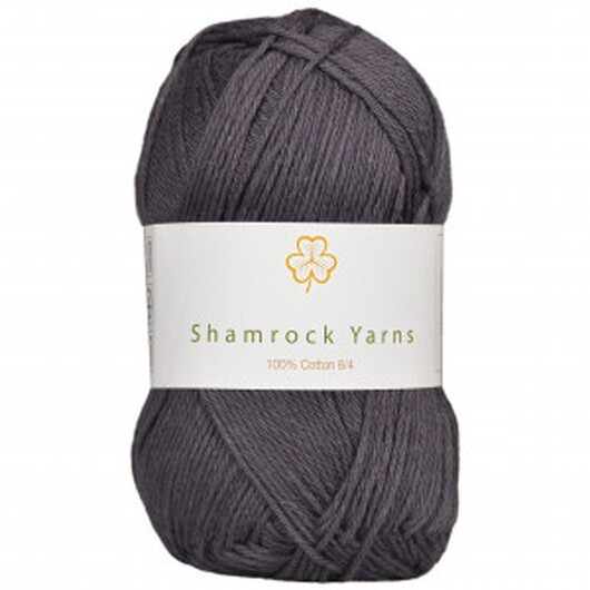 Shamrock Yarns 100% Bomull Garn 06 Mörk Koksgrå