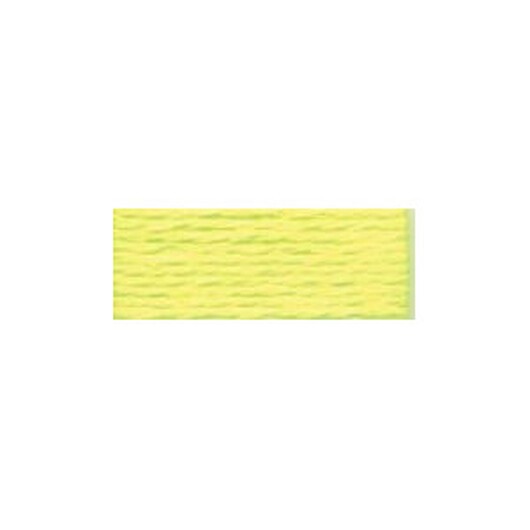 DMC Mouliné Light Effects Broderigarn E980 Neon Yellow