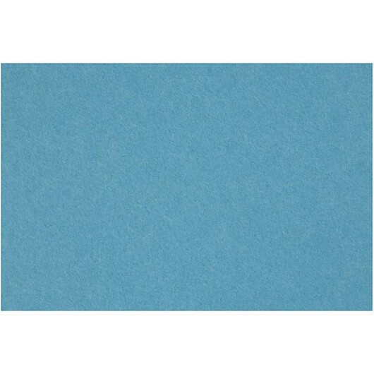 Hobbyfilt, ark 42x60 cm, tjocklek 3 mm, turkos, 1 ark
