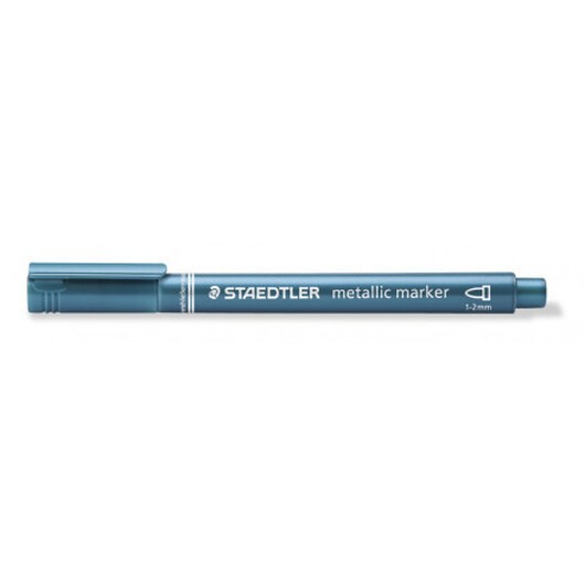 Staedtler Marker Tuschpenna Metallic Blå 1-2 mm - 1 st.