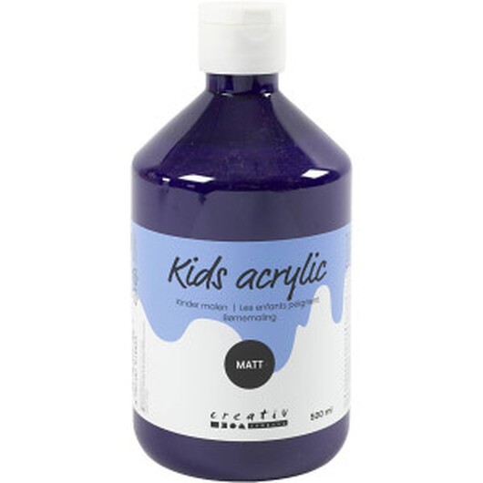 Akrylfärg Matt, violet, 500ml/ 1 flaska